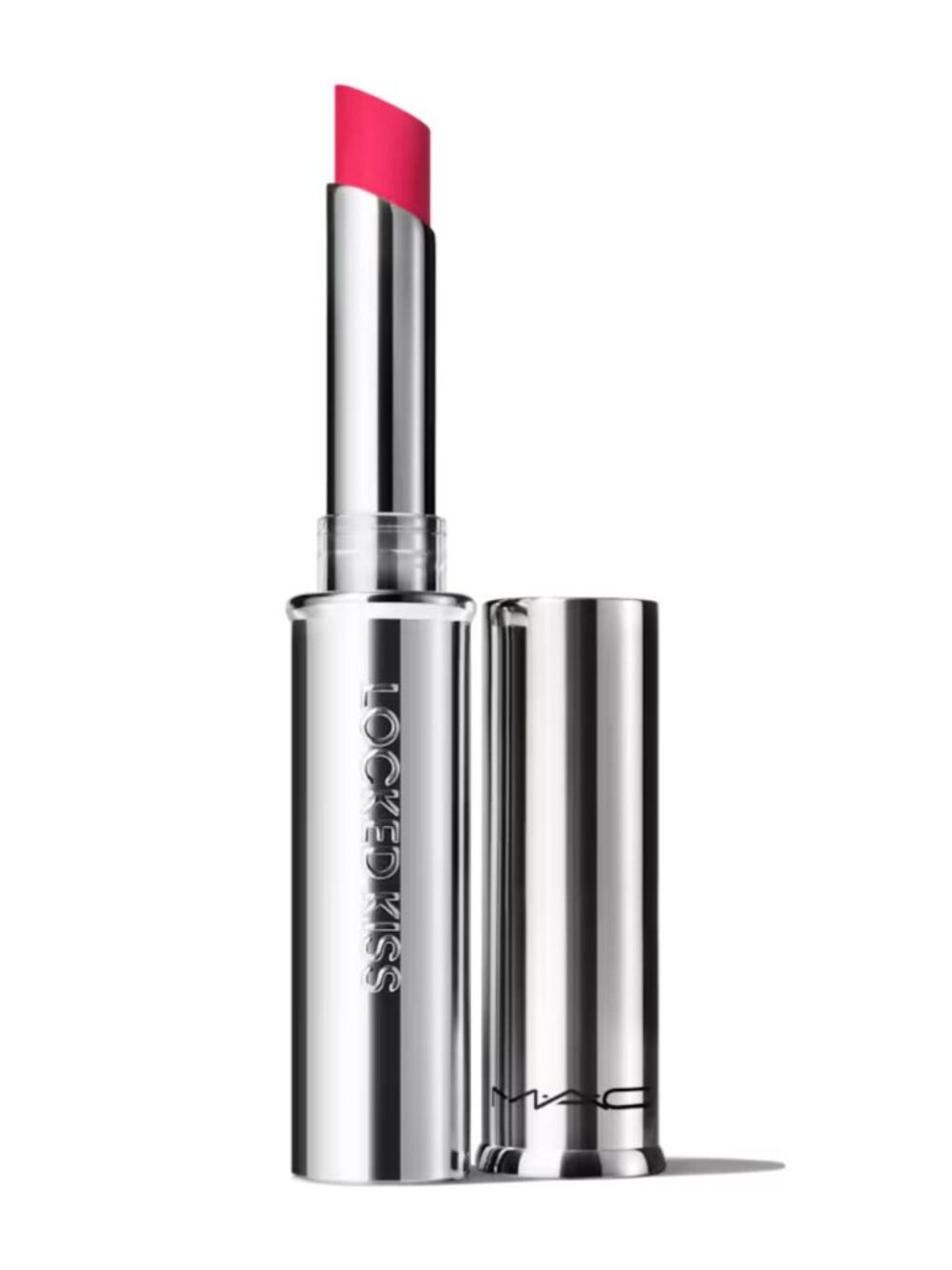 MAC Locked Kiss 24hr Lipstick in Taboo Bright Neonic Pink
